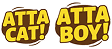 atta boy and atta cat logos